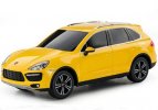 Kids Black / White / Yellow 1:24 R/C Porsche Cayenne Toy