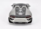1:18 Scale Silver Welly Diecast Porsche 918 Model