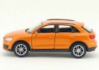 Red / Orange/ White Kids 1:36 Scale Welly Diecast Audi Q3 Toy