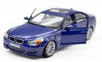 Blue / Silver 1:18 Scale Maisto Diecast BMW M5 Model