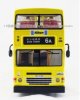 1:76 Scale Yellow NO. 6A Hong Kong Double Decker City Bus Model