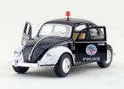 Kids Black-White 1:36 Scale Police Theme Diecast 1967 VW Beetle