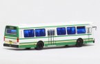 1:76 Scale White Die-Cast NO.576 FLXIBLE City Bus Model
