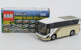 Mini Scale White TOMY NO.101 HINO S\'ELEGA Kokusai Motorcars Toy