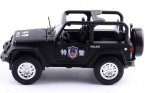 1:32 Scale Kids Black Police Diecast Jeep Car Toy