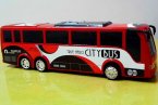 1:24 Large Scale Plastics Red / Blue Kids City Bus Toy