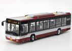 Red 1:64 Scale NO.701 Diecast Foton BJ6123 City Bus Model