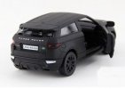 Kids 1:36 Scale Black Diecast Range Rover Evoque Toy