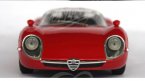 Red 1:24 Scale Diecast 1967 Alfa Romeo 33 Stradale Model