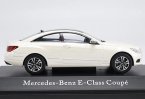 1:43 Scale White Diecast Mercedes Benz E-Class Coupe Model