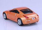 Silver / Orange 1:18 Scale Maisto Diecast Nissan 350Z Model