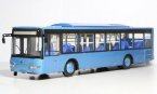 1:42 Scale Blue Diecast Yutong ZK6128HG City Bus Model