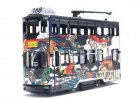 Black Hong Kong Mini Scale Diecast Double Decker Tram Toy