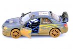 1:36 Scale Blue Kids Muddy Diecast Subaru IMPREZA Toy
