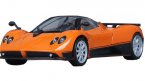 Orange 1:24 scale MotorMax Diecast Pagani Zonda F Model