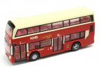 Kids Red Diecast KMB ADL Enviro 400 Double Decker Bus Toy