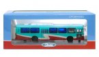 1:76 Blue-Red NO.825 Die-Cast FLXIBLE City Bus Model