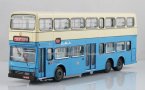 1:76 Scale Blue NO.101 Hong Kong Double Decker City Bus Toy