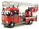 Red Large Scale Tinplate 1998 VW Fire Fighting Truck Model