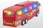 Red / Blue Kids Large Scale Plastics Electric Tour Bus Toy