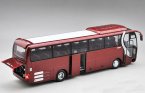 Wine Red 1:43 Scale Die-Cast YuTong LION'S STAR Bus Model