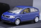 Blue Minichamps 1:43 Scale Diecast 2000 Audi A2 Model