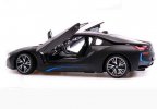 White / Silver Kids 1:14 Scale Full Functions R/C BMW I8 Toy
