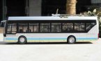 Bright Silver Die-Cast BeiJing Trolley Bus Model