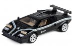 1:32 Scale Red / White / Black Diecast Lamborghini Countach Toy