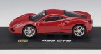 1:43 Scale Bburago Red / White Diecast Ferrari 488 GTB Model