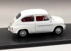 White 1:24 Scale Whitebox Diecast 1960 Fiat 600D Model