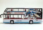 Red / Blue / Green Kids NO.103 Die-Cast Double Decker Bus Toy