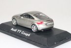 Silver / Blue 1:43 Scale SCHUCO Diecast Audi TT Coupe Model
