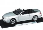 Silver Welly 1:18 Scale Diecast BMW 6 Series 645Ci Model