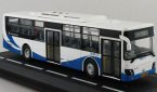 1:50 Scale Blue-White NO.780 Diecast ShangHai Daewoo Bus Model
