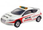 1:61 White Kids Tomy Tomica Diecast Honda CR-Z Saftey Car Toy
