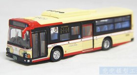 1:80 Scale Creamy White Kyosho Die-Cast Japan Tokyo Bus Model