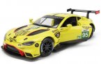 Kids Yellow NO.95 Diecast Aston Martin Vantage GTE Le Mans Toy