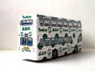 White Hong Kong CMB Victory MK2 Diecast Double Decker Bus Toy