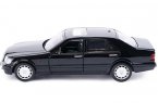 Black /White / Silver / Blue 1:32 Diecast Mercedes-Benz W140 Toy