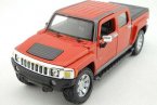 Black / Red 1:26 Diecast 2009 Hummer H3T Pickup Truck Model
