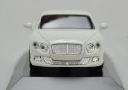 White 1:43 Scale Diecast Bentley Continental GT Model