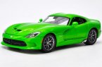 Green 1:18 Scale MaiSto Diecast Dodge SRT Viper GTS Model