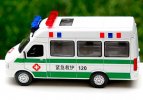 1:32 Scale Green / Red Iveco Ambulance Bus Toy
