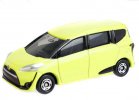 Yellow 1:60 Scale Kids NO.99 Diecast Toyota SIENTA Toy