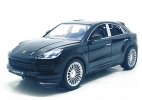 White / Black 1:24 Scale Diecast Porsche Cayenne S SUV Model