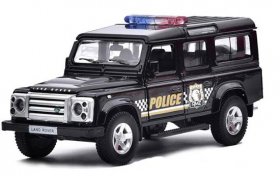 Black 1:36 Scale Kids Diecast Land Rover Defender Toy