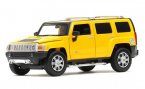 Red / Yellow 1:24 Scale Diecast Hummer H3 Model