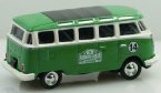 1:87 Mini Scale Green Volkswagen T1 Autobild Klassik Bus Toy