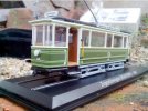 Atlas Green-White 1:87 Scale Zeppelinwagen 1909 Tram Model